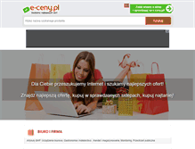 Tablet Screenshot of e-ceny.pl